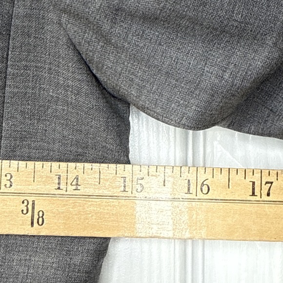 Banana Republic Women's Blazer 2 Gray Long Sleeve Two Button Wool Stretch Lined - Picture 3 of 9